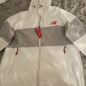 Large New Balance zip up windbreaker